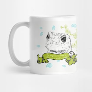 Frog #quote #pond #life Mug